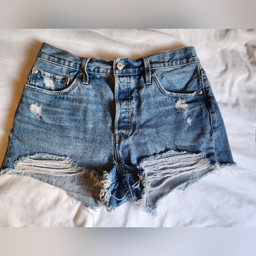 Levi's 501 Blue Jean Shorts for Women Size 29